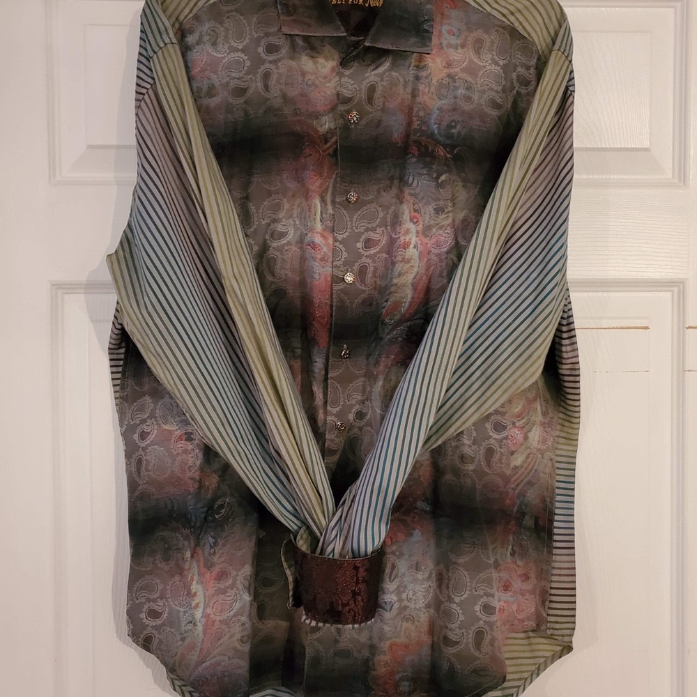 Robert Graham Flip Cuff Dress Shirt